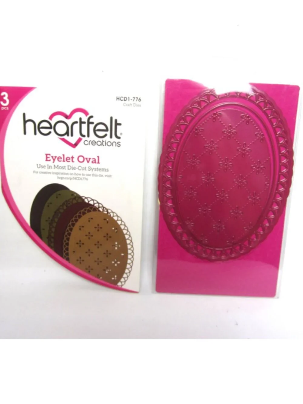 Heartfelt Creations Eyelet Oval 3 Pcs Craft Dies HCD1-776